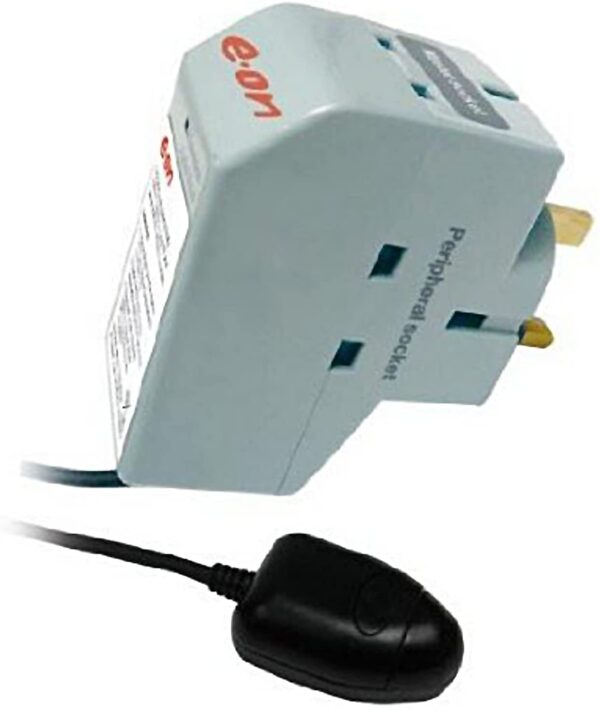 EOn Surge Protected Energy Saver Power Down Socket w/TV Remote Sensor