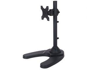 MMS10S LCD monitor arm stand weighted free standing desk base
