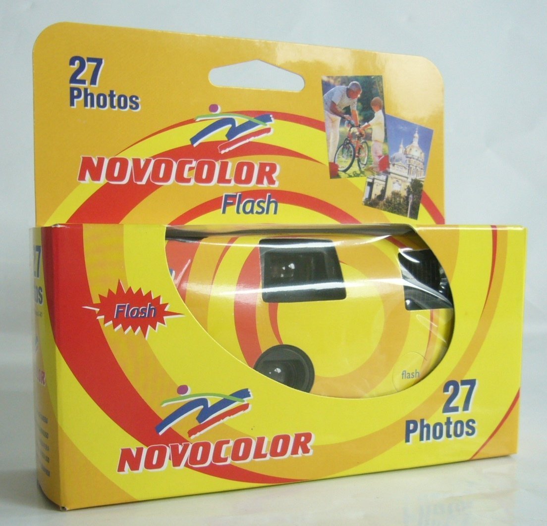 Novocolor disposable wedding camera 27 images with flash