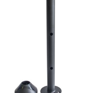 Short Pole Module (40 cm) w/ Circular Base for MDM11S, MDM12D, MDM12Q Desk Mount Monitor Arm