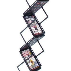 DR009 Foldable Exhibition/Retail Display Floor Stand for Brochures Books Magazines