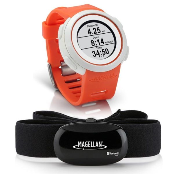Magellan Echo Smart Sports Watch (Grey) + Bluetooth Heart Rate Monitor