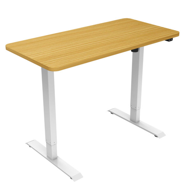 Single-motor height-adjustable sit-stand desk w/ 1200x800mm beech top