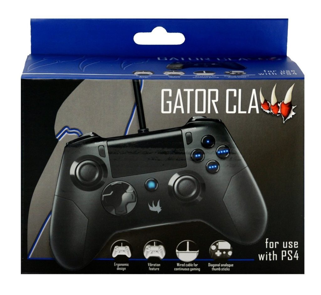 Gator Claw Sony Playstation PS4 Controller wired w/ Upgraded Firmware