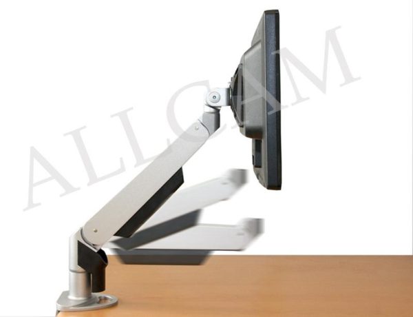 GSD100 Gas Spring LCD/LED Monitor Arm Stand w/ Desk Clamp & Grommet