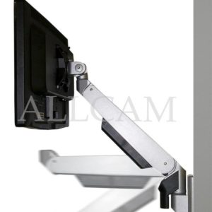 GSW120 Gas Spring Wall Mount LCD/LED Monitor Stand w/ vesa bracket: free up/down & left/right motion