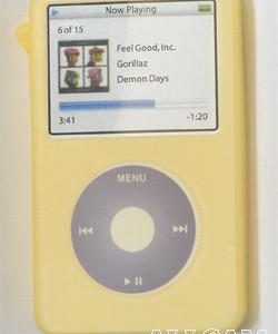 Silicone Skin/Case for iPod Video 60/80GB Yellow