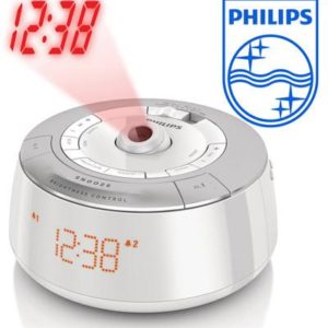 Philips AJ5030 Projection Clock Radio w/ Dual Alarm, Sleep Timer/ Sleeptimer & Digital FM tuner