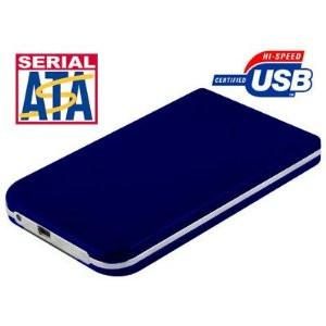 S25 USB2.0 2.5" SATA Hard Drive Enclosure Portable in Dark Blue