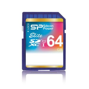 Silicon Power Elite 64GB SDXC Class 10 UHS-1 Memory Card </b