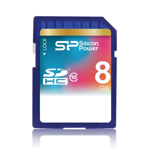 Silicon Power 8GB Class 10 SDHC Memory Card