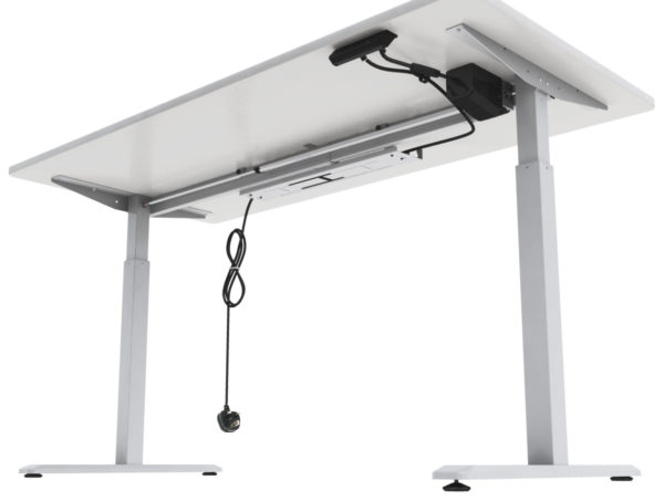 Allcam EDF01A electric height adjustable standing desk sit-stand workstation bottom view