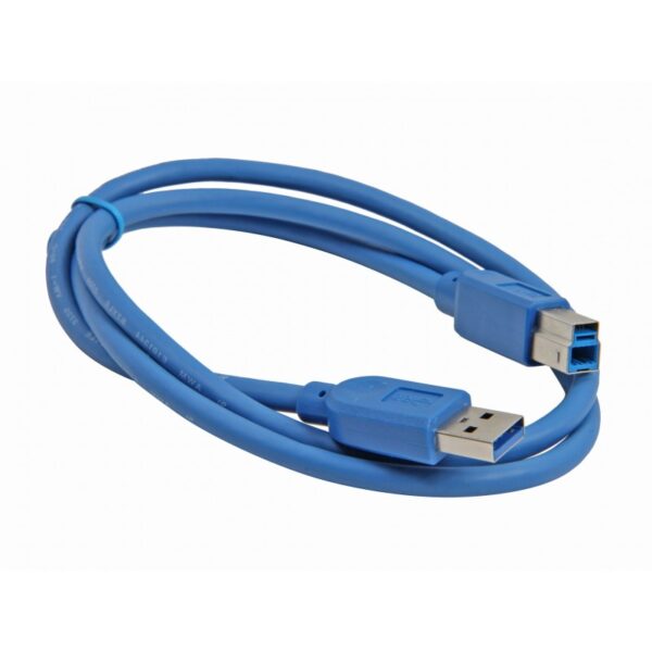 USB 3.0 A B cable USB2 USB2 compatible 1.2m blue