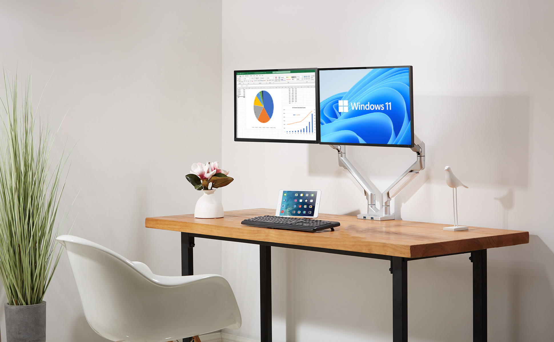 Allcam GU70-series LCD monitor arms scene